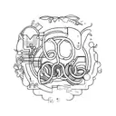 (i∂+m)Φ=0 tattoo design idea