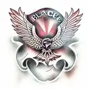 Black Eagle tattoo design idea