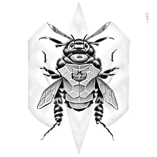 bumblebee blue Debs tattoo design idea
