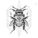 bumblebee blue Debs tattoo design idea