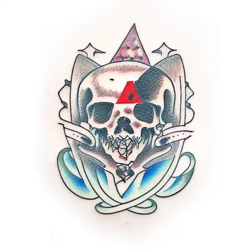 modern baseball  tattoo design idea