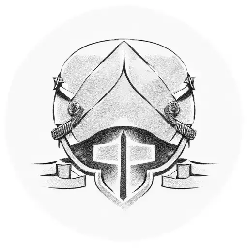 military helmet, remembrance,  tattoo design idea