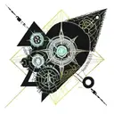 sail Pluto tattoo design idea