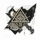 sail Pluto tattoo design idea