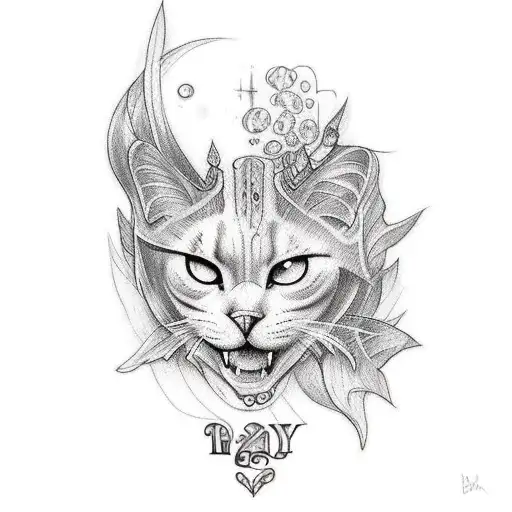 a tatto with three names. Casey, Britt and Bella tattoo design idea