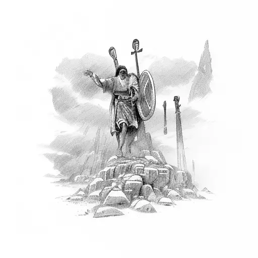 Old Testament Story tattoo design idea