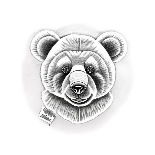 Teddy Bear tattoo design idea