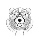 Teddy Bear tattoo design idea