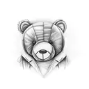 Teddy Bear tattoo design idea