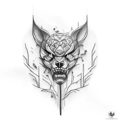 Create a tattoo that represents the client's passion for bodybuilding and nature tattoo design idea