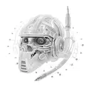 music score in the matrix tattoo design idea