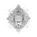 music score in the matrix tattoo design idea