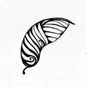 feather elephant butterfly tattoo design idea