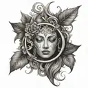 gaia tattoo design idea