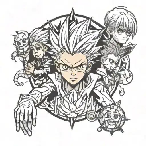 hunter x hunter tattoo design idea
