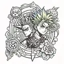 hunter x hunter tattoo design idea