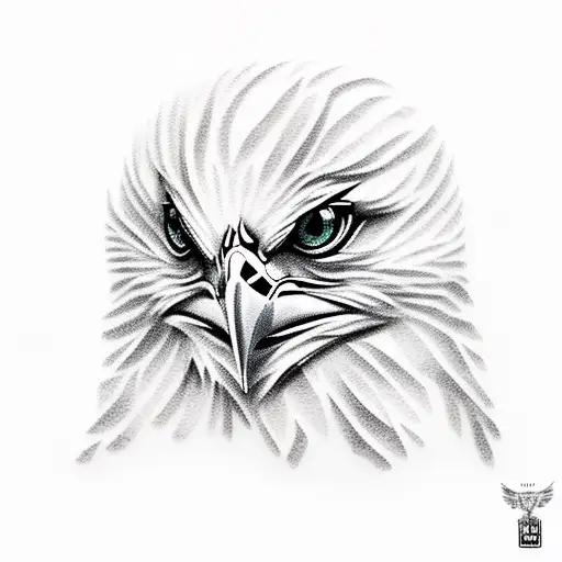 russian doll, Forest, eagle tattoo design idea