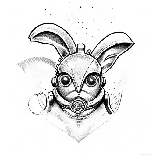bioshock splicer bunny pin up tattoo design idea