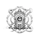 ouroboros chain link bioshock tattoo design idea