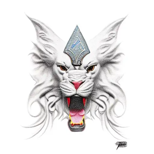 isis diosa tattoo design idea