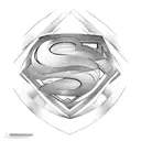 Superman tattoo design idea