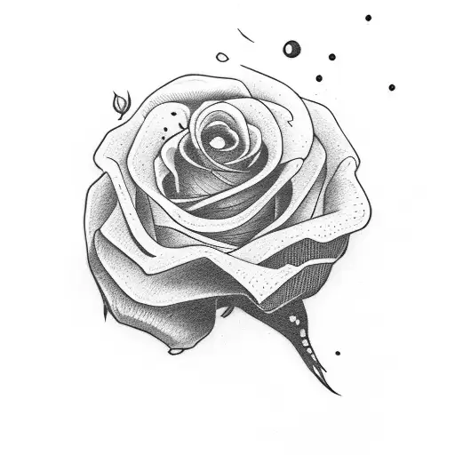 Black Rose Tattoo Earrings – Rose Walker Clay