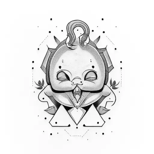 Crybaby text tattoo design idea