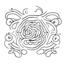 coffin tattoo design idea