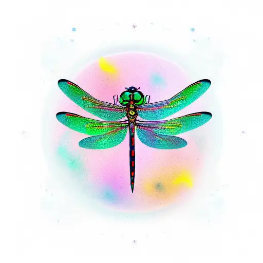 Dragonfly tattoo design idea