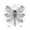 Dragonfly tattoo design idea