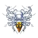 Scorpion tattoo design idea