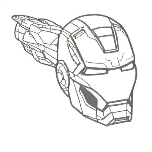 avengers iron man tattoo design idea