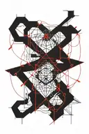red string of fate tattoo design idea