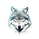 multiple wolfs tattoo design idea