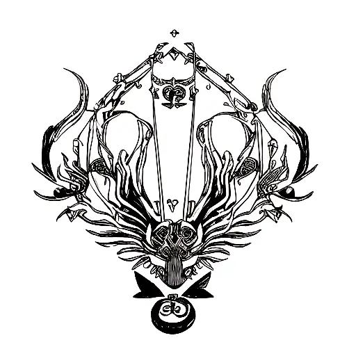 signo zodiacal cáncer  tattoo design idea