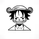 one piece luffy tattoo design idea