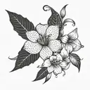 Incorporate symbols of empowerment and sensuality related to being a hotwife in a dotwork style tattoo tattoo design idea