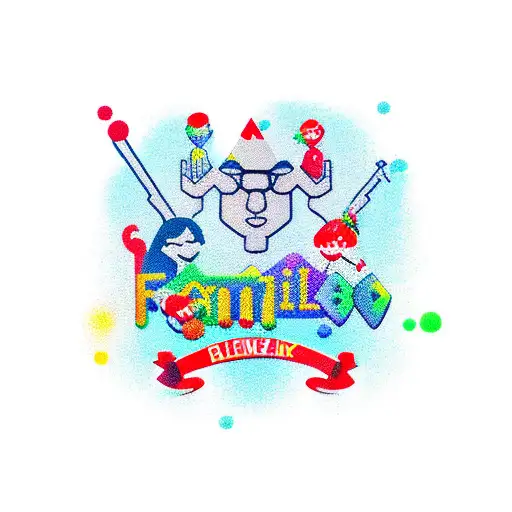 programmers family   in antwerpen tattoo design idea