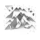 programmer family with ursa major and mountains in antwerpen tattoo design idea