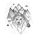 programmer family with ursa major and mountains in antwerpen tattoo design idea