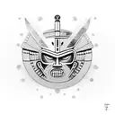 Aztec warrior tattoo design idea