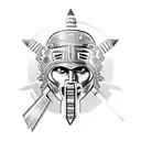 Aztec warrior tattoo design idea