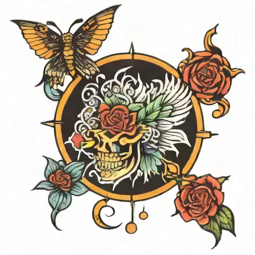 Cuervo tattoo design idea
