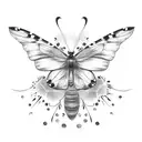 KOREAN GUY WITH BUTTERFLY tattoo design idea