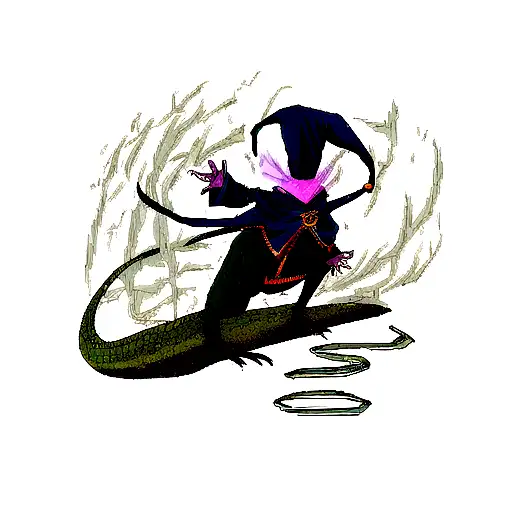 Lizard Wizard as 2112 tattoo design idea