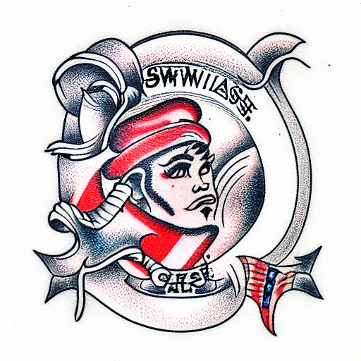 swiss tattoo design idea