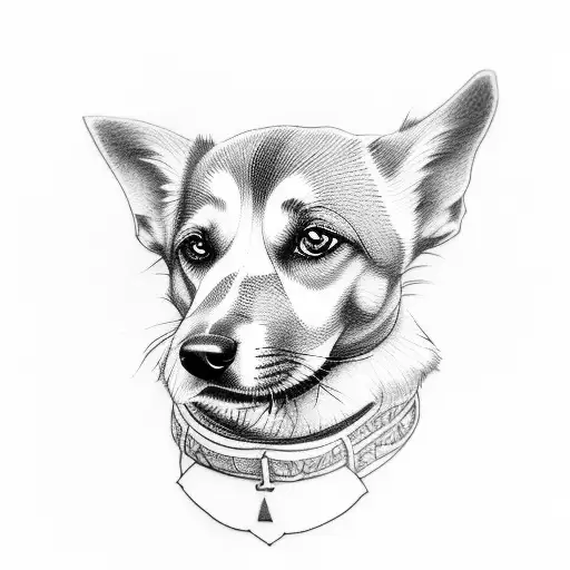 name of a dog tattoo design idea