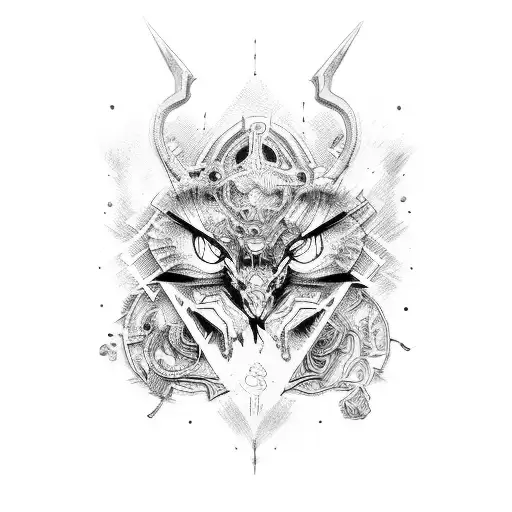 technoblade tattoo design idea
