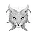 Chip with data bus lines tattoo design idea