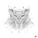 Chip with data bus lines tattoo design idea